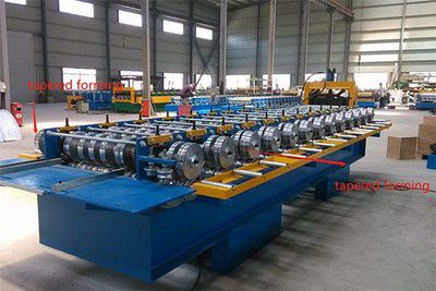 Uso de ambos tamaños para el conformado de perfiles cónicos, dos veces para el perfil cónico.